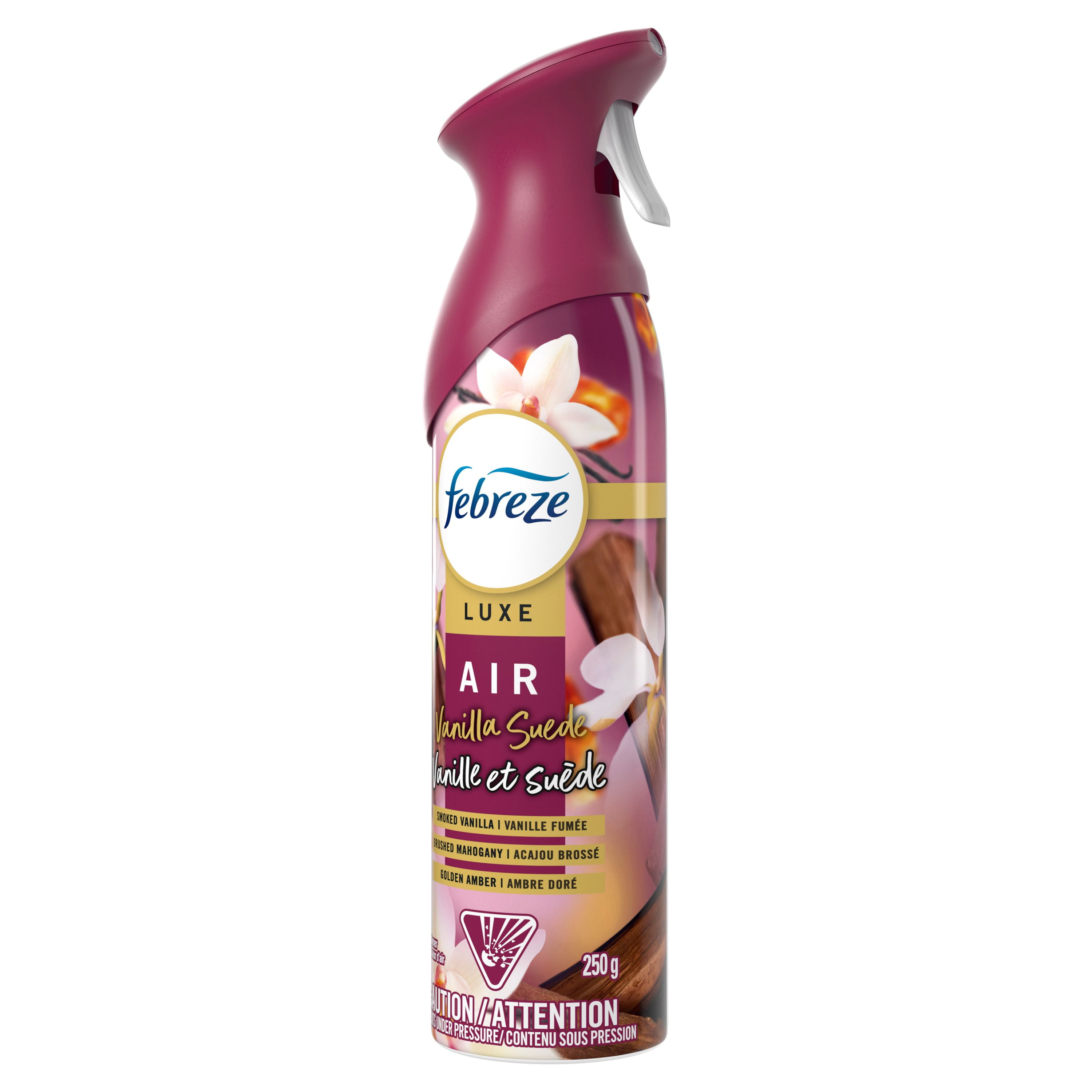 Febreze Air Freshener Spray, Odor-Fighting Room Spray, Vanilla Suede Scent, 250G