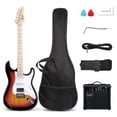 thumbnail image 1 of Guitarra eléctrica GLARRY GST de tamaño completo con pastilla HSS + Acceso, 1 of 7