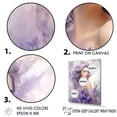 thumbnail image 3 of Designart "Portrait Of The Lavender-Fashioned Woman I" Fashion Woman Wall Art Living Room, 3 of 7