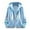 a-Light Blue513156, variant on VNKIDY Men's Coat Spring Autumn Iridescent Holographic Hooded Jacket With Full Zipper Long Sleeve Shiny Coat For Casual Daily Streetwear Activities Fashionable Outerwear
