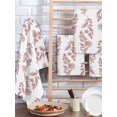 thumbnail image 2 of Red Botanical Kitchen Dish Towels for Drying Dishes Set of 4, Pastoral Elegant Spring Floral Waffle Weave Microfiber Hand Tea Bathroom Towels Quick Dry & Absorbent Towel 15.7x23.6, 2 of 7