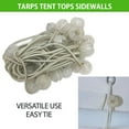 thumbnail image 2 of Tent Tarp Bungee Balls, 6 in, White, 25 Pack, 2 of 4