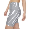 thumbnail image 5 of Effete Feline Claw Marks Scratch Women Workout Shorts (AOP), 5 of 9