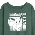 thumbnail image 3 of Pokémon - Eevee 133 - Women's Lightweight French Terry Long Sleeve Shirt, 3 of 5