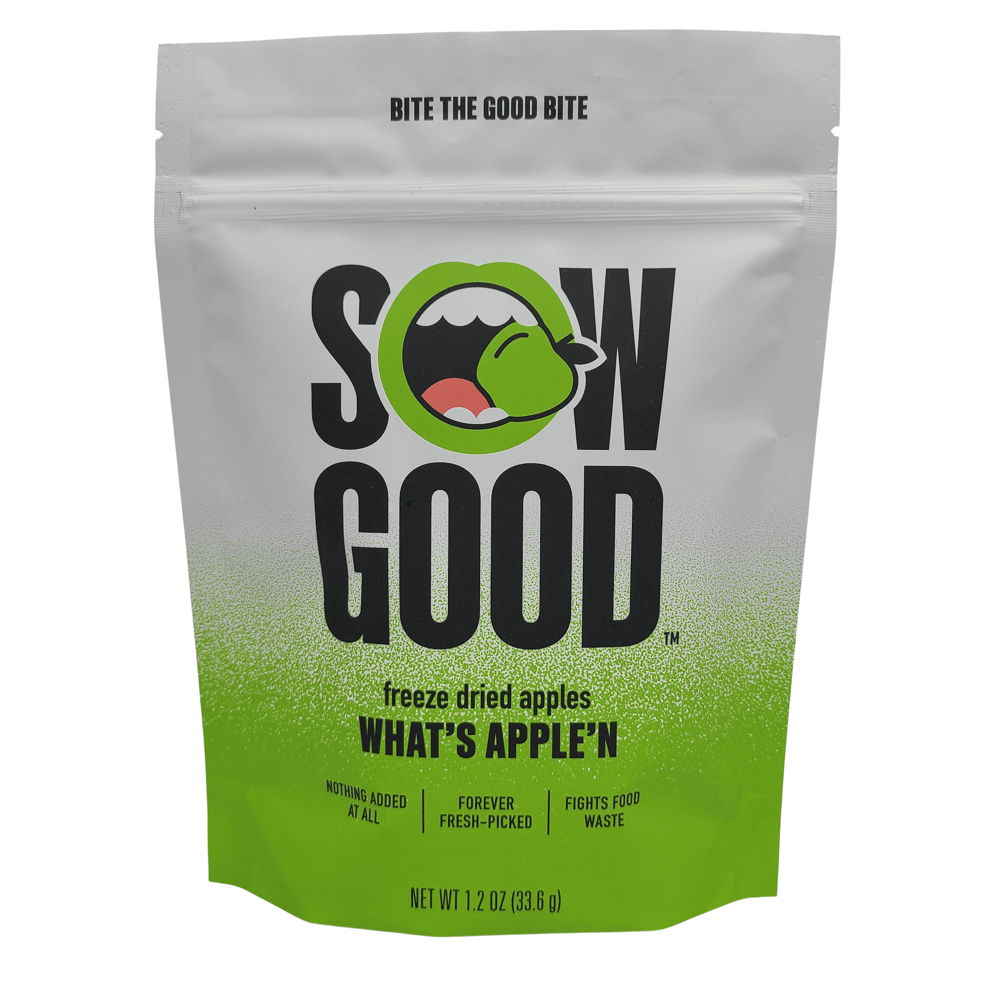 Sow Good Freeze Dried Apples, One 1.2 oz Bag of Freeze Dried Fruit