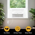 thumbnail image 4 of Whirlpool 10,000 BTU Window Mounted Inverter Air Conditioner with Remote Control, WHAW-101IN, 4 of 15