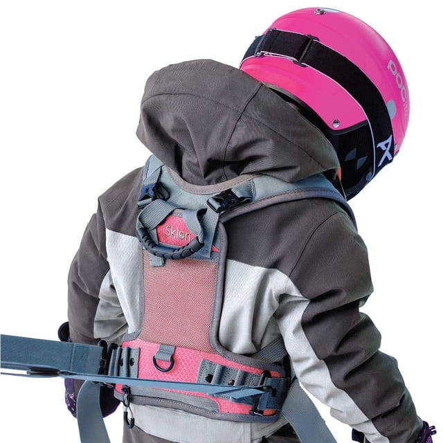 Arnés de esquí y snowboard Trainer Sklon para niños, color rosa