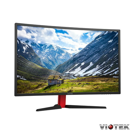 (Used - Like New) FPS/RTS Optimized VIOTEK GN32C 32” Curved Computer Gaming Monitor – 1920x1080p with 144hz refresh (Best Rated Computer Monitors)
