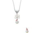 thumbnail image 2 of Delight Jewelry Resin White Chicken White Bow Heart Necklace, 2 of 4