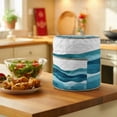 thumbnail image 5 of Teal Blue Pressure Cooker Cover Water Ripple Abstract Gradient Coean Waves Dust Cover for Kitchen Appliances with Top Handle & Storage Pockets, Fits 8 Quart Instant Pot, Air Fryer, Crock Pot, 5 of 9
