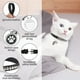 thumbnail image 2 of Collar para gatos DILLYBUD de piel personalizado Breakaway negro, 2 of 7
