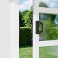 thumbnail image 4 of Glass Door Lock With Keys Aluminum Alloy Sliding Door Handle Replacement Handle Lock Set Black Balcony Door Hook Lock, 4 of 5