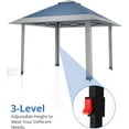 thumbnail image 6 of IdealHouse 13x13ft 4-Season Heavy Duty Canopy Tent , Waterproof UV Blocking Gazebo with Mosquito Net, 60-Second Quick Setup Backyard Patio Shelter, Blue & Gray, 6 of 7