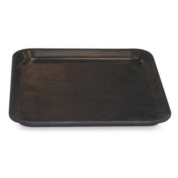 Mfg Tray Tray, 13.75 in L, Fiberglass, Black 3030005167