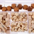 thumbnail image 3 of OULII Cute Thumb Tacks Wood Tacks Assorted Color Art and Craft Activities 128-Pcs, 3 of 8