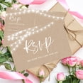 thumbnail image 3 of Koyal Wholesale Rustic String Lights RSVP Postcards, 4 in x 6 in, White, 56 Count, 3 of 5