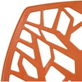 thumbnail image 5 of LeisureMod Modern Cornelia Orange Dining Chair, Solid Orange, 5 of 8