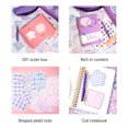 thumbnail image 3 of Kit de diario de bricolaje, planificador, cuaderno de notas, álbum de recortes y suministros para diario, divertidos y lindos artículos de arte y manualidades, que incluyen calcomanías, clips de papel, 3 of 6