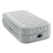 Intex Dura-Beam Deluxe 20 Raised Air Mattress with Built-in Pump, Twin