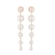thumbnail image 2 of Pendientes para mujer, regalos para mujer, 1 par de pendientes largos de perla con borlas de moda, joyas para regalo de boda, pendientes, 2 of 5