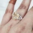 thumbnail image 4 of Natural Citrine Ring, Rough Citrine Gemstone Ring, November Birthstone, Boho Ring, 925 Sterling Silver, Womens Ring, Christmas, Thanksgiving, Handmade, Statement Jewelry, Rough Gemstone Jewelry, 4 of 5