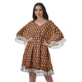 thumbnail image 1 of Moomaya Sorties de Plage Imprimées Femmes Grande Taille Robes d'Été pour Femmes Robe Courte, 1 of 6