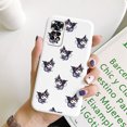 thumbnail image 1 of For Redmi Note 11 11S 4G Note11 Pro 11 Pro Plus 5G Funda Case Kuromi Rabbit Kawai Cartoon Anime Soft TPU Phone Cover Sanrio?Bags FJH FJH FJH, 1 of 4