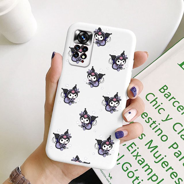 For Redmi Note 11 11S 4G Note11 Pro 11 Pro Plus 5G Funda Case Kuromi Rabbit Kawai Cartoon Anime Soft TPU Phone Cover Sanrio?Bags FJH FJH FJH