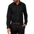 thumbnail image 3 of G-Style USA Men's Regular Fit Long Sleeve Solid Color Dress Shirts - Black - Large - 16-16.5 - 32-33, 3 of 6