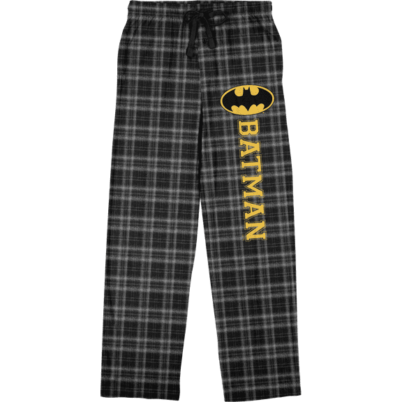 Batman Core Plaid Pajama Pants for Men