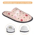 thumbnail image 3 of Balery Strawberry Pantuflas de Casa de Felpa Silenciosas con Diseño Estampado, Zapatillas Cómodas Antideslizantes de Algodón para Interior-Medium, 3 of 8