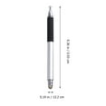 thumbnail image 2 of Mobutofu 1Set Metal Stylus Pen Silver Disc and Fiber Tip Design for Drawing Note-taking Capacitive Touch Everyday Use, 2 of 8