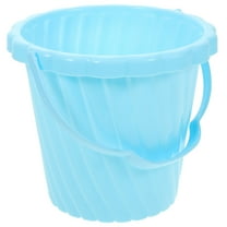 OATIPHO Portable Lightweight Plastic Beach Bucket with Friction Design for Outdoor Water and Sand Activities