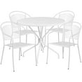 thumbnail image 2 of 35.25RD White Patio Table Set, 2 of 2