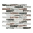 thumbnail image 4 of Giovan Nostaliga Brown 1-in. x 4-in. Brick Joint Matte Glass Mosaic Wall and Floor Tile, 4 of 8