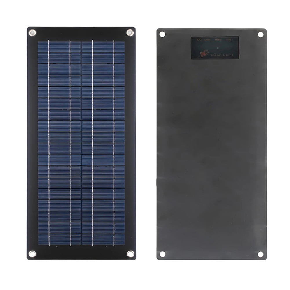 60W Solar Panel 12V-18Volt Trickle Battery Charger For Caravan Car Van Boat Kit