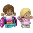 thumbnail image 1 of Figura de fiesta de Barbie establecida por Fisher-Price Little People, 2 paquetes de juguetes para niños pequeños y preses Fisher Price Fisher-Price, 1 of 6
