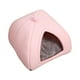 thumbnail image 4 of 2 uds cueva cama para mascotas almohadilla lavable extraíble parte inferior antideslizante acogedora tienda de campaña para perros gato lavable casa cálida Mediano Marrón Grande Sunnimix peluche perros cama gato, 4 of 8