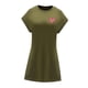 thumbnail image 2 of Vestido de verano para mujer, cómodo y moderno, con cuello redondo, para desplazamientos y vacaciones L, 2 of 7