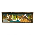 thumbnail image 1 of Arte De Pared De Madera Hickory Obra De Arte Decorativa De Madera Pinturas De Marco De Madera Vívidas Hermosa Decoración De Imagen De Paisaje De Pared Para El Hogar Regalo De Pared Dormitorio Cateissary HA028134-01, 1 of 7