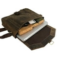 thumbnail image 5 of Leather briefcases 15 Inch Laptop Messenger Bags for Men and Women Best Office Satchel Bag Distressed Tan, 5 of 5