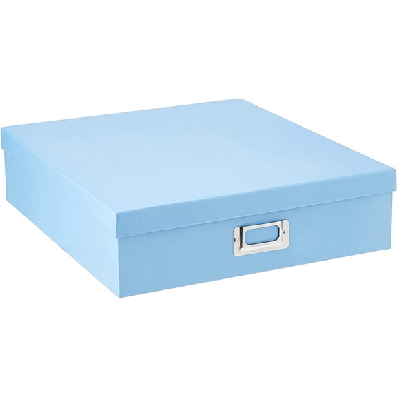 Pioneer Jumbo Scrapbook Storage Box, Sky Blue