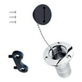 thumbnail image 1 of Cubierta de de Llenado Tanque de Llenado de Llenado Nylon Mirror- Pulido 316 Accesorios Marinos de Acero Inoxidable para Yate CAMPER CAM Negro Soledad Relleno de cubierta de barco, 1 of 4
