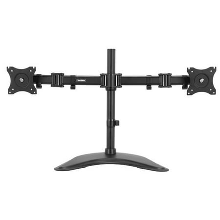 Double Arm Desk Mount - VonHaus Double Arm Bracket 2 Screen Desk Mount
