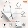 thumbnail image 4 of ZJQYDS Tongue Scraper with Multicolor Cases (2 Pack), 100% Stainless Steel, Reduce Bad Breath, Easy to Use Tongue Scraper for Adults, Tongue Cleaner for Oral Care & Hygiene, 4 of 12