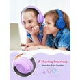 thumbnail image 4 of Mpow Children's Noise-Canceling Over-Ear Headphones, Purple, CH6S, 4 of 9