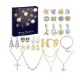 thumbnail image 1 of Rongfmy Jewelry Advent Calendar Stylish Xmas Present for Daughter Girlfriend Friends Style C, 1 of 8