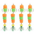 thumbnail image 1 of 4PCS 75mm Acero de Alto Carbono Amarillo Verde Forma de Cucurbitáceas Espuma Artificial Cebos de Pesca Suaves Señuelos Accesorio de Aparejos con GanchoAmarillo Verde 4PCS, 1 of 8