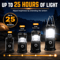 thumbnail image 6 of BEEPRINCESS 4 Pack LED Camping Lantern, Solar and Rechargeable Lantern Flashlight Collapsible and Portable Light for Camp/Hiking/Emergency/Hurricanes/Storm, 6 of 9