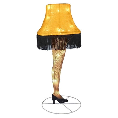 UPC 086131301209 product image for Kurt Adler 28 in. 35-Light Leg Lamp 3D Tinsel Lighted Lawn Decor | upcitemdb.com